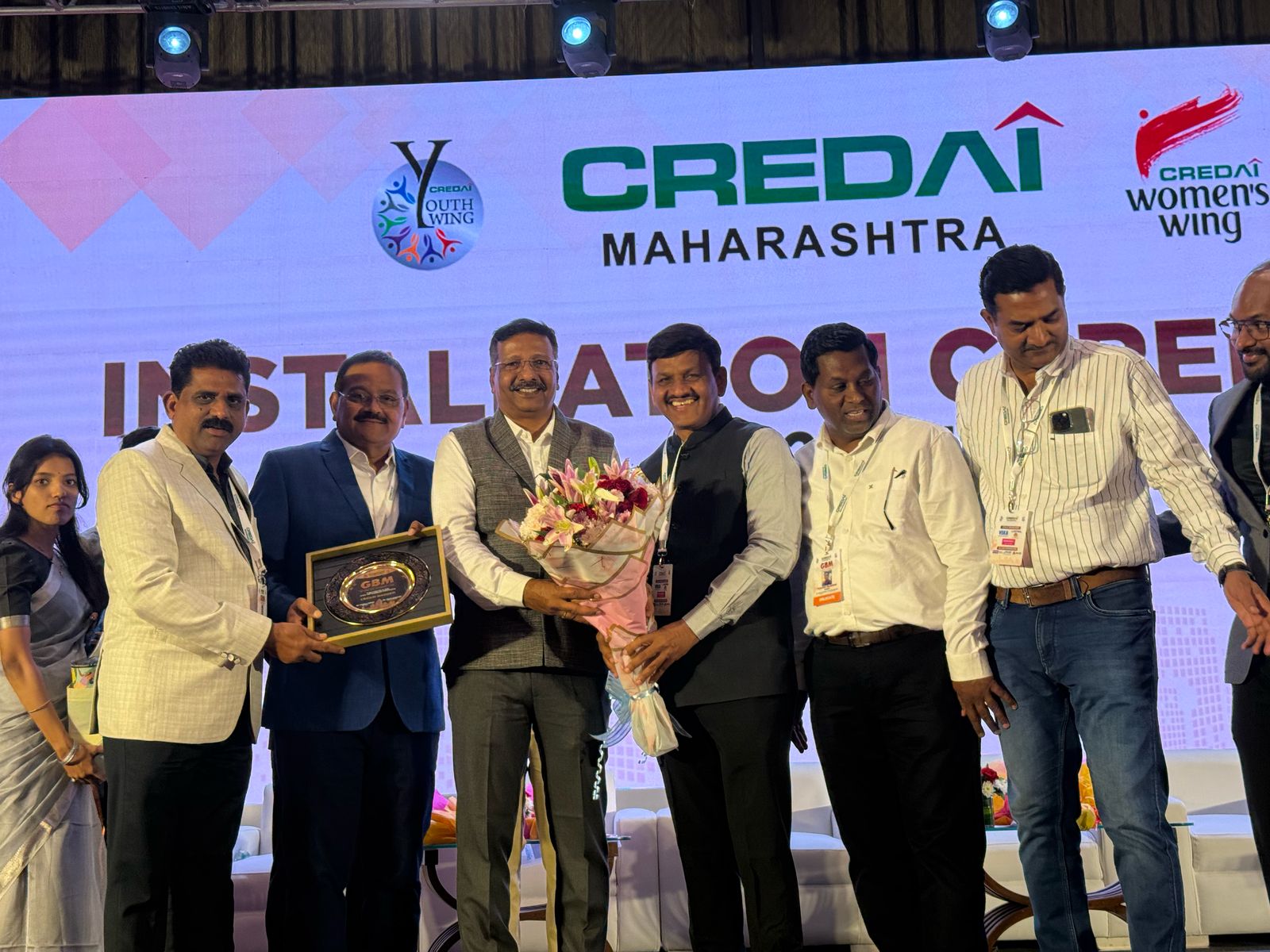 At Credai Maharashtra Installation Ceremony